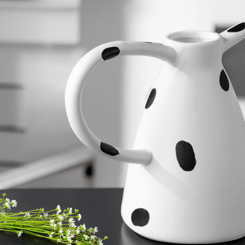 23.5x11cm Ornament Vase with Polka Dot