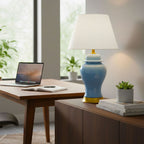Ceramic Table Lamp Blue