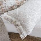 SOGA 2X 35cm Natural Woven Fringe Throw Pillows