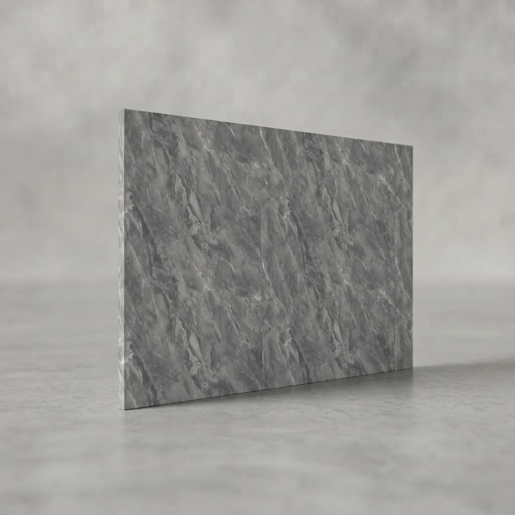SOGA Peel & Stick Floor and Wall Tiles 30 x 60cm 10 Pack Grey Faux Marble