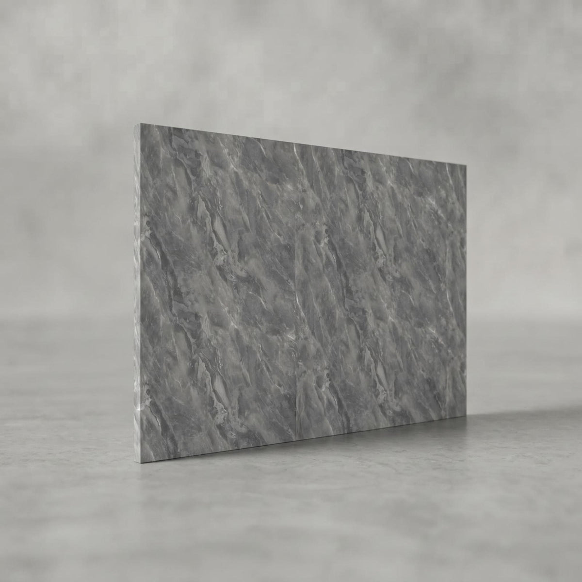 SOGA Peel & Stick Floor and Wall Tiles 30 x 60cm 10 Pack Grey Faux Marble