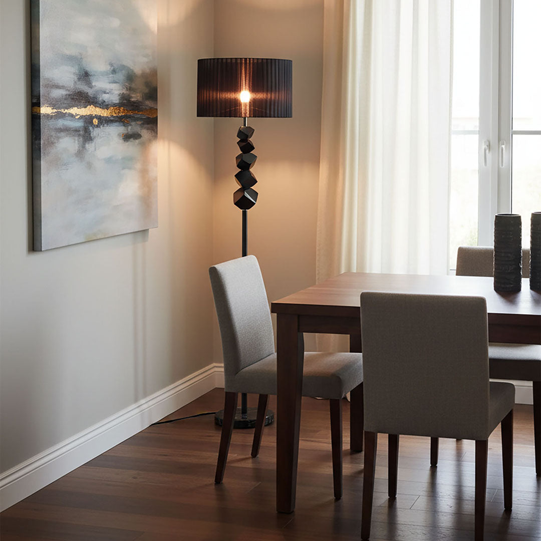 Floor Lamp with Dark Shade