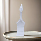SOGA 40cm White Resin Sculpture Minimalist Abstract Design Modern Art for Home Décor