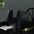 44x35cm Ornament Modern Black Abstract Ceramic Vase