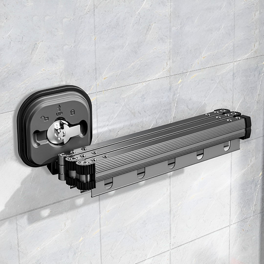 127.5cm Wall-Mounted Clothing Dry Rack Retractable  Hanger