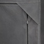 SOGA 75x45xcm Gray Clothes Organizer Rack with Zippered Dust Cover