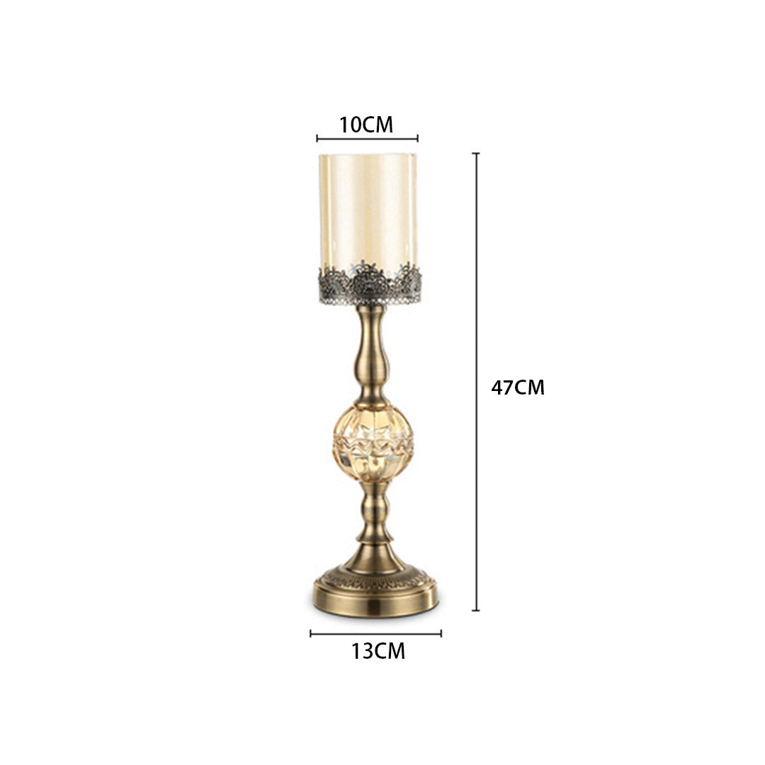 48cm Glass Candle Holder