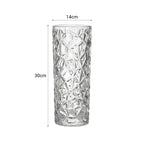 14x30cm Heavy Duty Glass Vase Crystal Clear