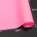 40x300cm Pink Kitchen Shelf Drawer Cabinet Multi Use