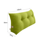 100cm Green Wedge Bed Cushion