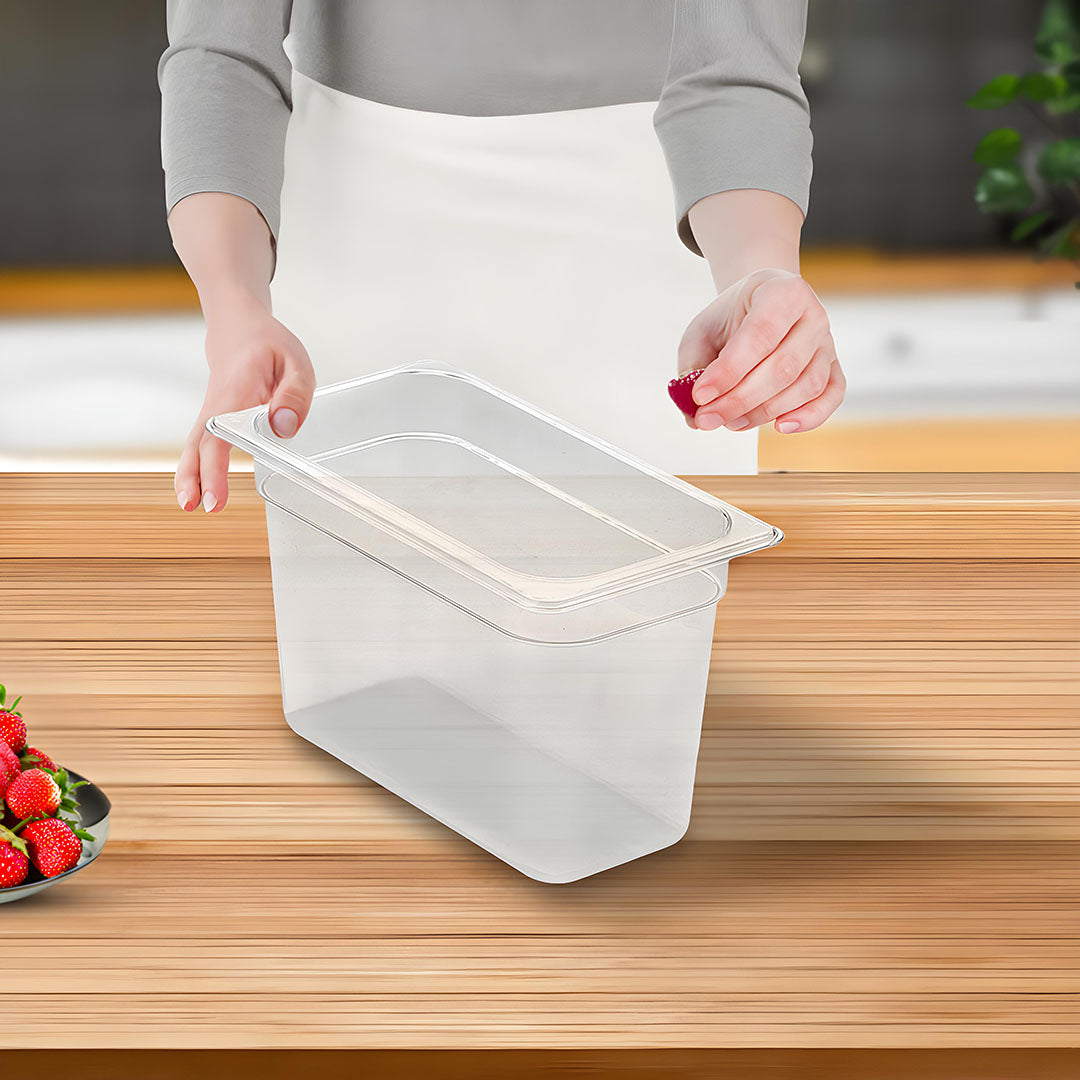 200mm Clear GN Pan 1/3 Food Tray