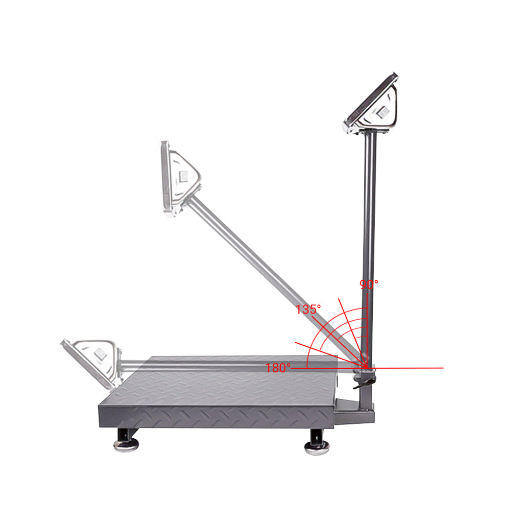 150kg Electronic Platform Scale Black