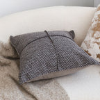 SOGA 2X 45cm Herringbone Textured Woven Square Cushions
