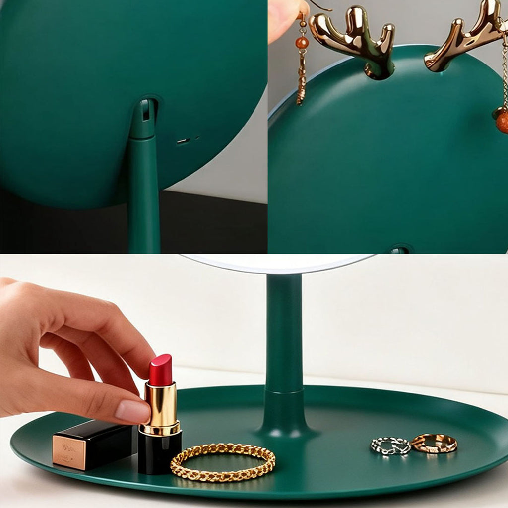 Green Antler LED Light Makeup Mirror