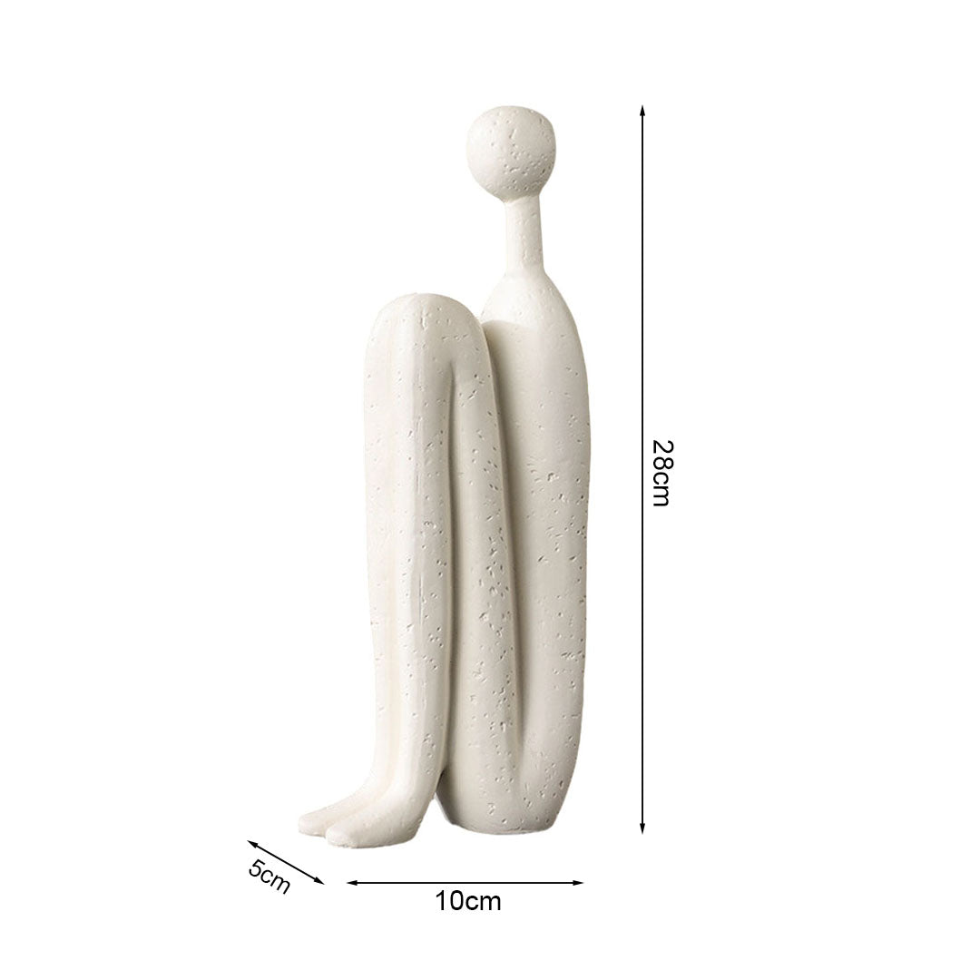 10x28cm Ornament Modern Stickman Art Sculpture Minimalist Resin