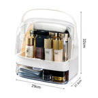 2 Tier White Countertop Makeup Storage Organiser