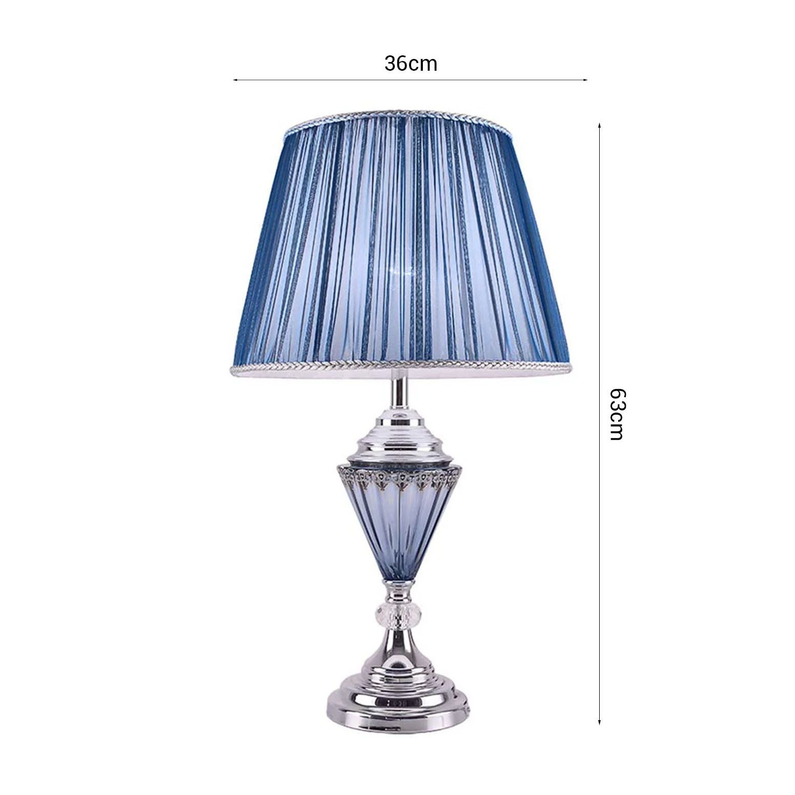 Elegant Table Lamp with Warm Shade