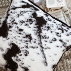 50cm Throw Pillow  Black and White Leopard Thick Premium Polyester Fiber