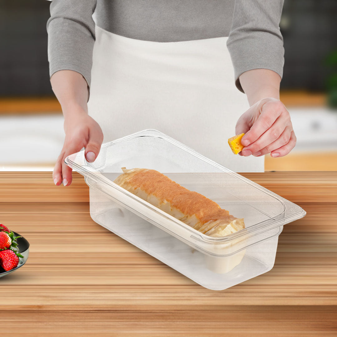 100mm Clear GN Pan 1/3 Food Tray