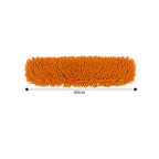 60x12 Orange Microfiber Flat Mop Floor Pads Rotating Dust Remover