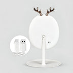 White Antler LED Light Makeup Mirror