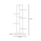 7 Tier White Metal Plant Rack