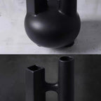 Ornament Modern Geometric Vase Minimalist Double Tube
