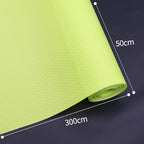 50x300cm Green Kitchen Shelf Drawer Cabinet Liner Non Slip Mat