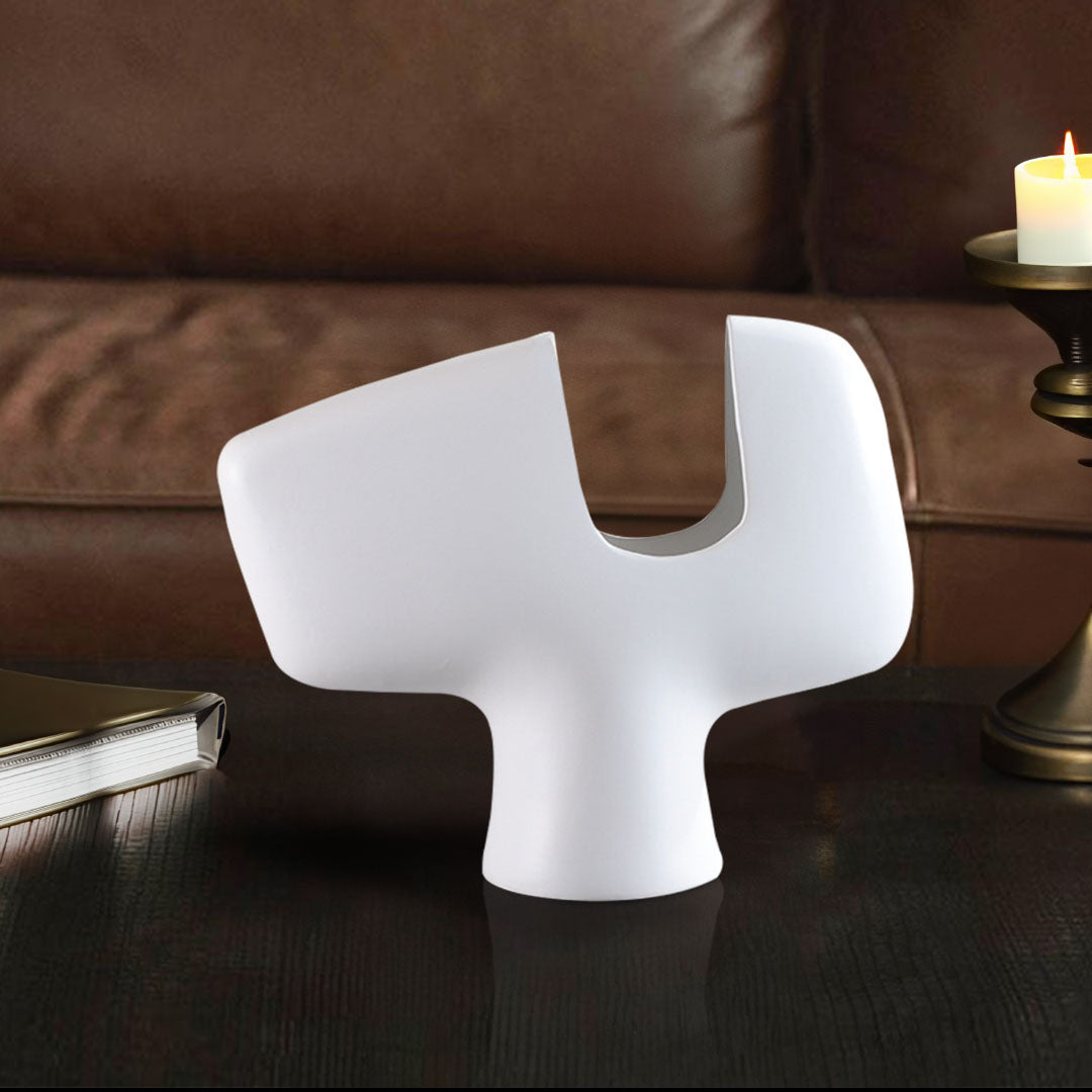 44x35cm Ornament Modern Curved Decorative Vase