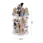 360 Degree Rotating Makeup Organiser Cosmetics Holder