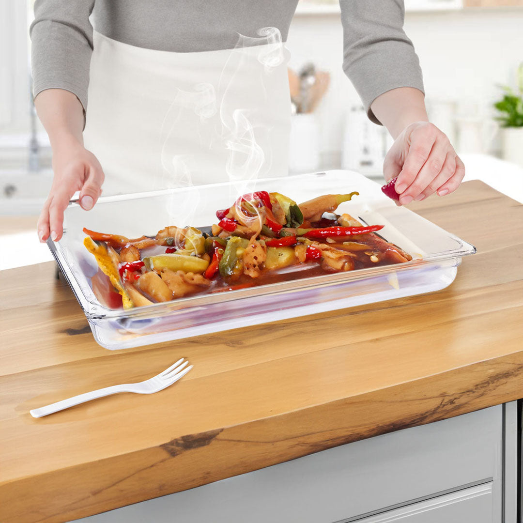 65mm Clear GN Pan 1/1 Food Tray
