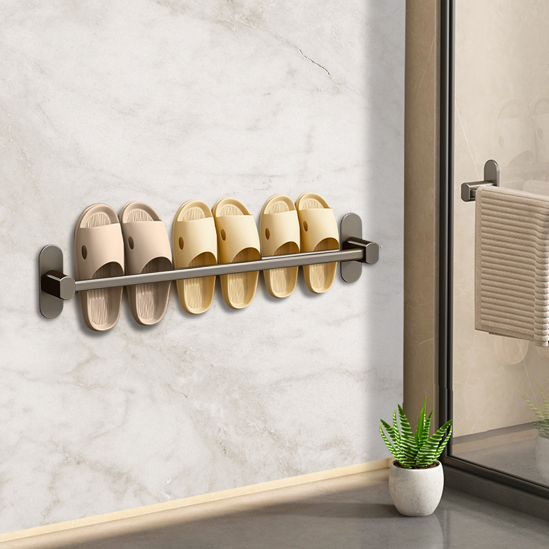 69cm Wall-Mounted Slipper Rack