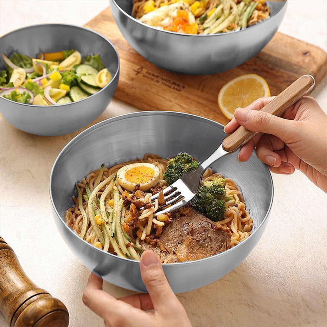 20cm Elegant Silver Salad Bowl with Model 201 A Versatile Kitchen Essential