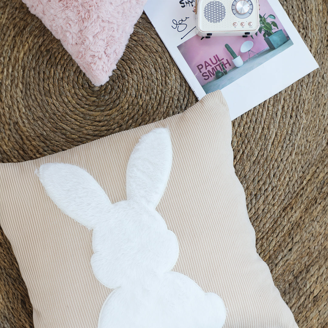 45cm Throw Pillow Light Tan Square Cushion