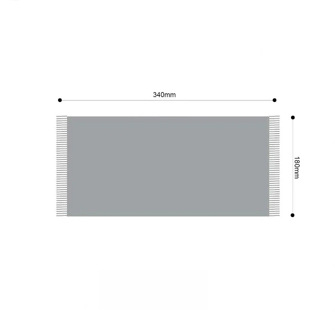 SOGA Three-seater Brown Sofa Cover Leopard Print 180x340cm Polyester