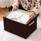 Large Coffee Non-Woven Diamond Quilt Grid