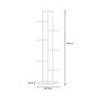 8 Tier White Metal Plant Rack