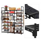 21-Shelf Tier Shoe Storage with Handle