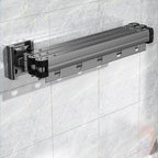 127.5cm Wall-Mounted Clothing Dry Rack Retractable Hanger