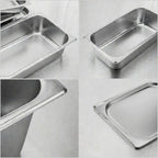 Gastronorm GN Pan Full Size 1/3 GN Pan 6.5 cm Deep Tray