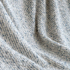 SOGA Light Blue-Gray Tassel Throw Blanket 160x200cm Soft Polyester