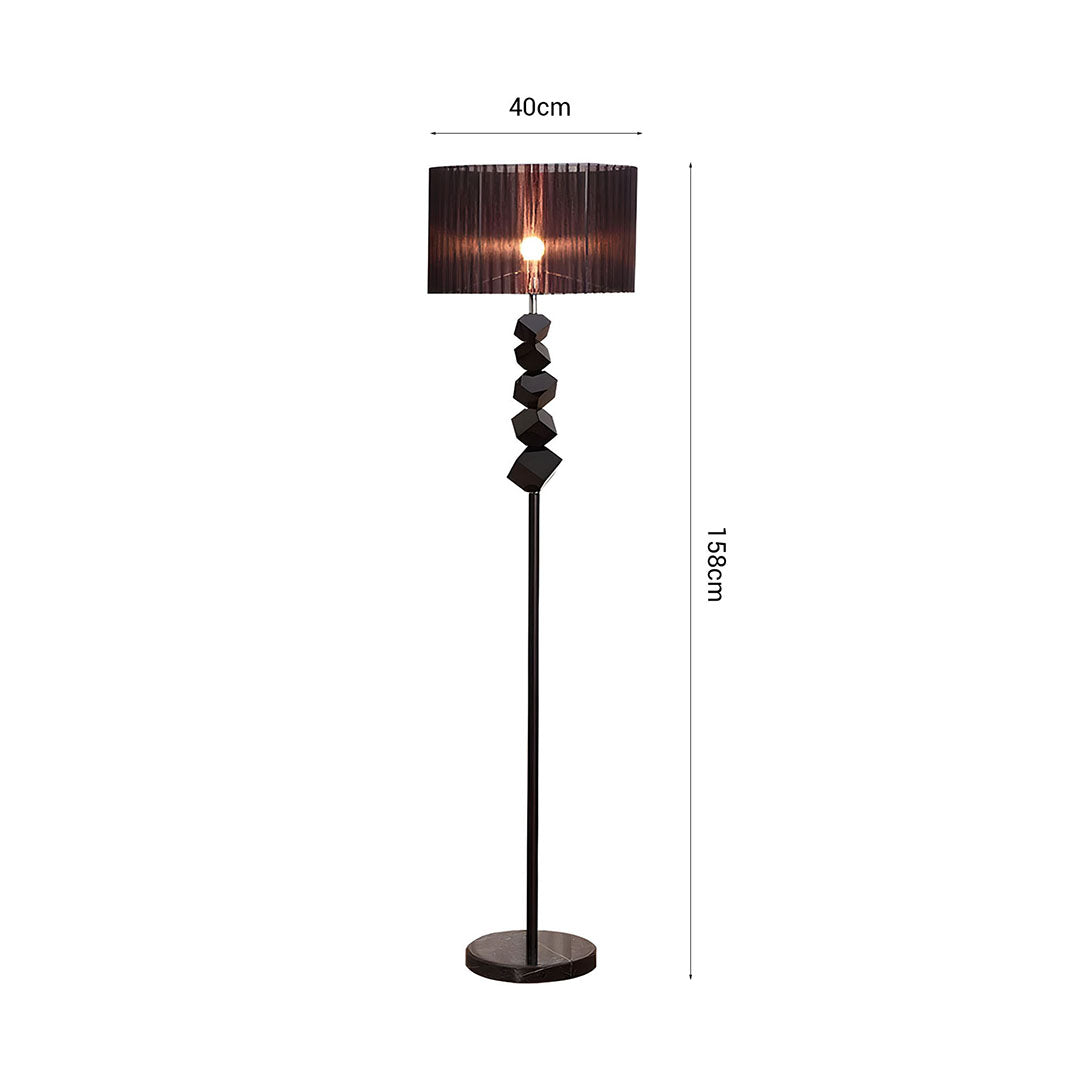 Floor Lamp with Dark Shade