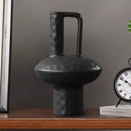 20x30cm Ornament Contemporary Black Ceramic Vase