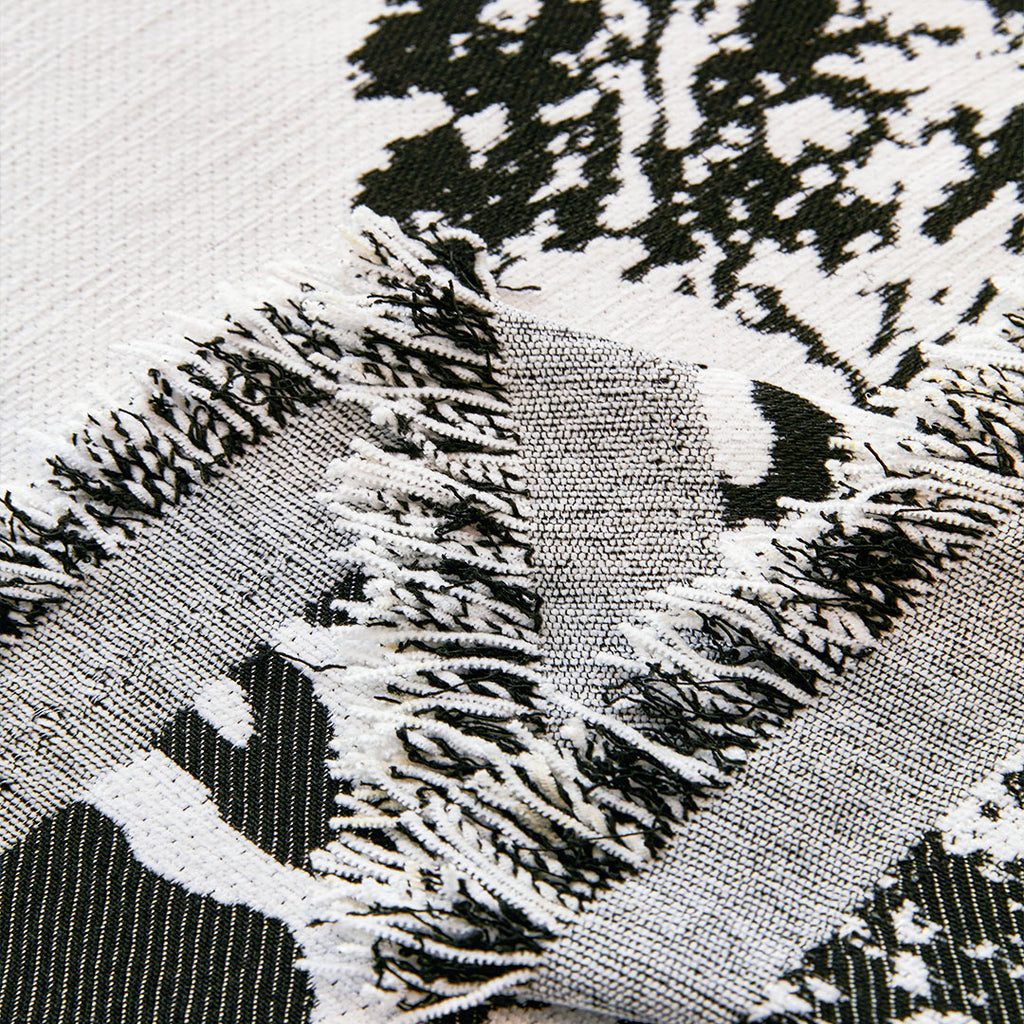 SOGA Three-seater White Sofa Cover Tree Print 180x340cm Polyester