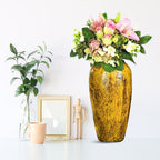 35x17cm Yellow Large Ceramic Flower Vase Elegant Living Room Home Decor
