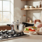 4L Stainless Steel Pressure Cooker With Seal