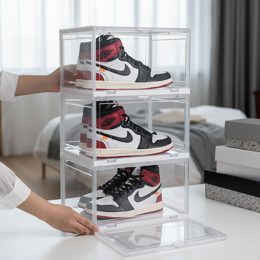 3 Tier Transparent Shoe Organiser