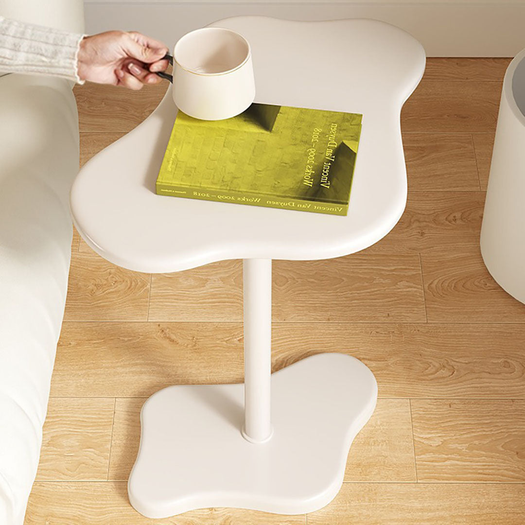 42x28cm White Minimalist Cloud Shaped Table