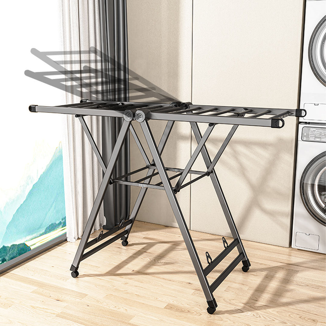 1.4m Portable Wing Shape Clothes Drying Rack