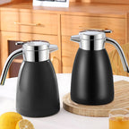 1.2L Stainless Steel Water Bottle Black